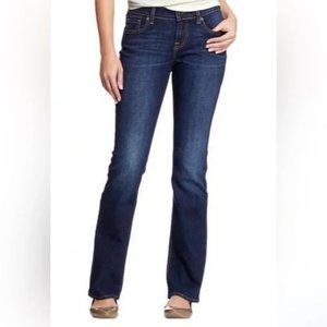 OLD NAVY Women’s THE SWEETHEART Stretch Bootcut Dark Wash Blue Jeans 14 Regular